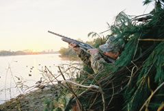 Photo of waterfowl hunter Emil Boucek of Canton, Illinois