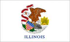 Picture of the Illinois State Flag